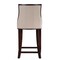 Manhattan Comfort Fifth Ave Counter Stool in Cream and Dark Walnut CS012-CR - alternate 5